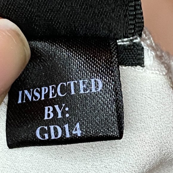 Alyx Lace Inset 3/4 Quarter Sleeve Blouse Cream Size Large - Picture 8 of 10